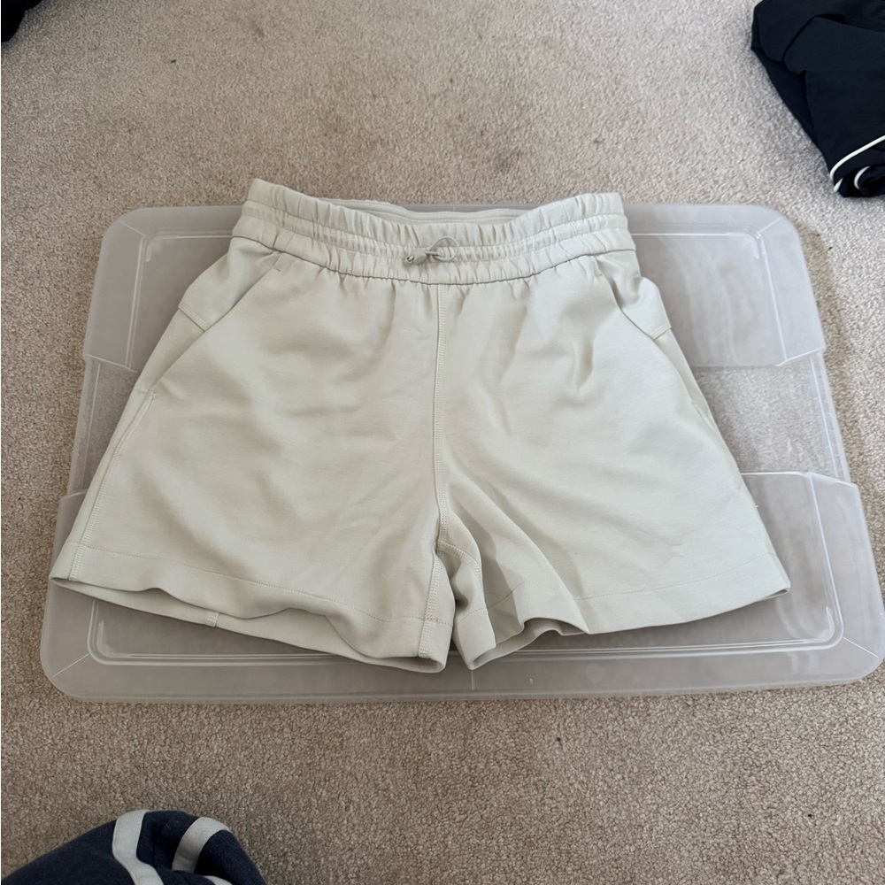 Lululemon Athletica Cream Athletic Shorts